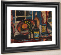 Still Life With Fruit And Bottle By Alfred Henry Maurer Fine Art Print