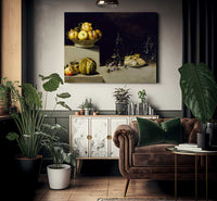 Still Life With Fruit And Glassware By Juan Van Der Hamen Y Leon Fine Art Print