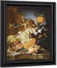 Still Life With Fruit By Jan Van Os Fine Art Print