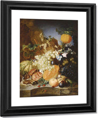 Still Life With Fruit By Jan Van Os Fine Art Print