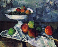 Still Life With Fruit Dish 1879 1880 46X55Cm Museum Of Modern Art By Paul Cezanne Fine Art Print