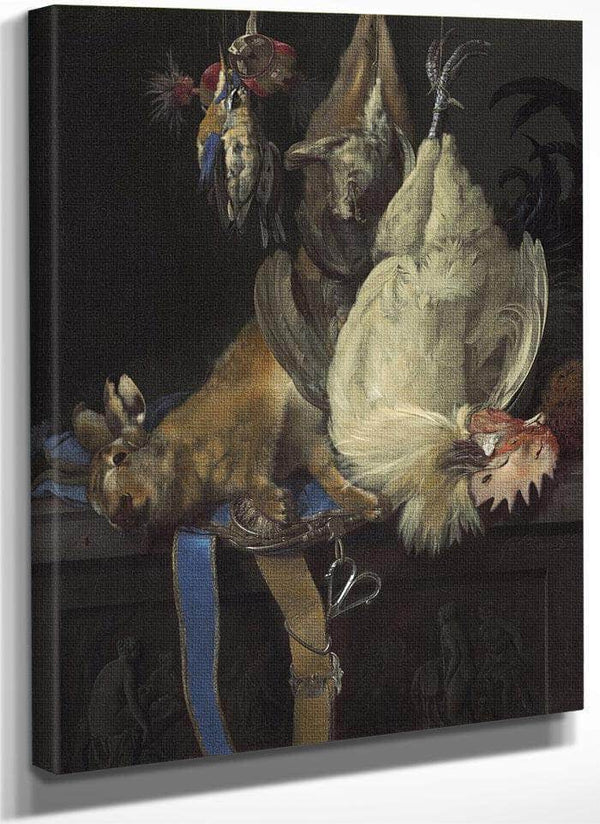 Still Life With Game By Willem Van Aelst Fine Art Print