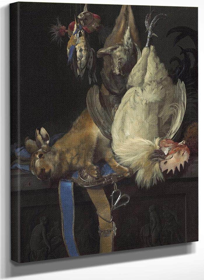 Still Life With Game By Willem Van Aelst Fine Art Print