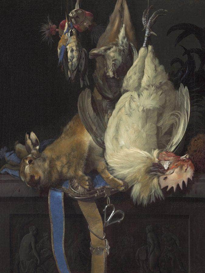 Still Life With Game By Willem Van Aelst Fine Art Print
