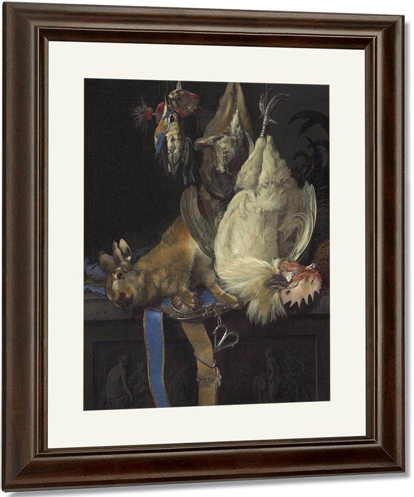 Still Life With Game By Willem Van Aelst Fine Art Print