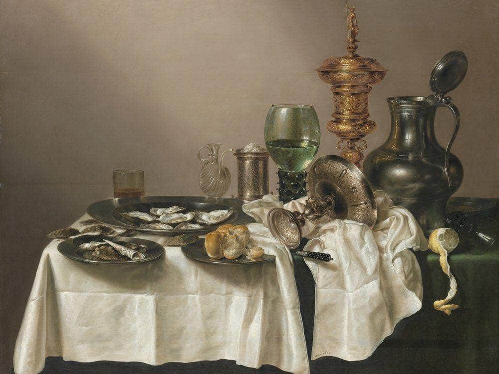 Still Life With Gilt Goblet By Willem Claesz Heda Fine Art Print