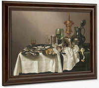 Still Life With Gilt Goblet By Willem Claesz Heda Fine Art Print