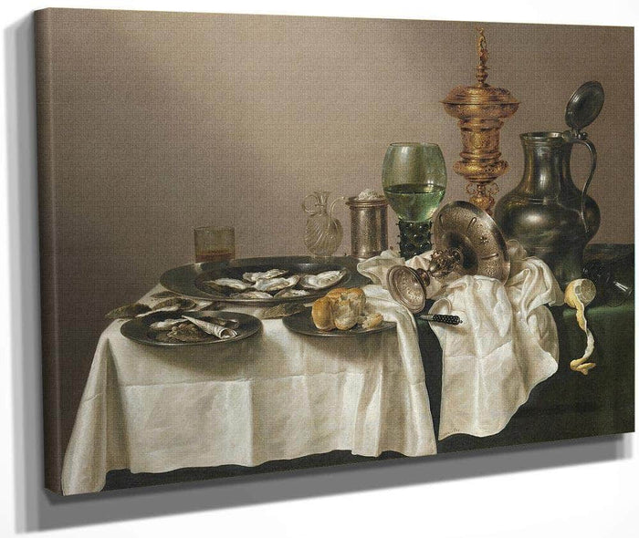 Still Life With Gilt Goblet By Willem Claesz Heda Fine Art Print