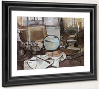 Still Life With Ginger Jar1 1912 Oil On Canvas 655X750Mm Haags Gemeentenmuseum By Piet Mondrian Fine Art Print