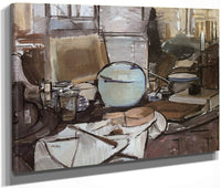 Still Life With Ginger Jar1 1912 Oil On Canvas 655X750Mm Haags Gemeentenmuseum By Piet Mondrian Fine Art Print