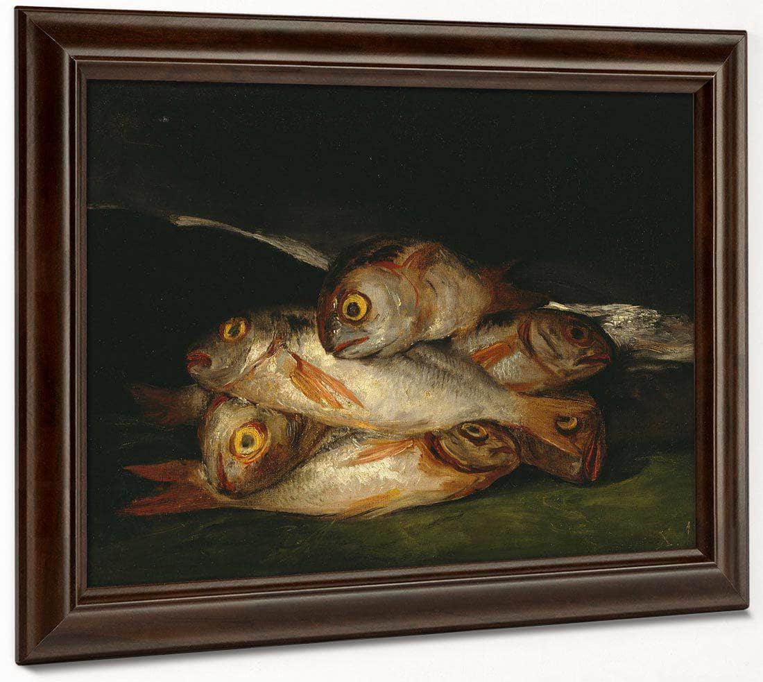 Still Life With Golden Bream By Francisco De Goya Fine Art Print