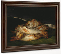 Still Life With Golden Bream By Francisco De Goya Fine Art Print