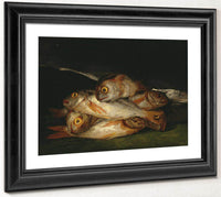 Still Life With Golden Bream By Francisco De Goya Fine Art Print