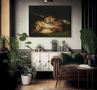 Still Life With Golden Bream By Francisco De Goya Fine Art Print