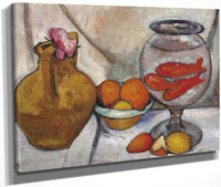 Still Life With Goldfish Bowl By Paula Modersohn Becker Fine Art Print