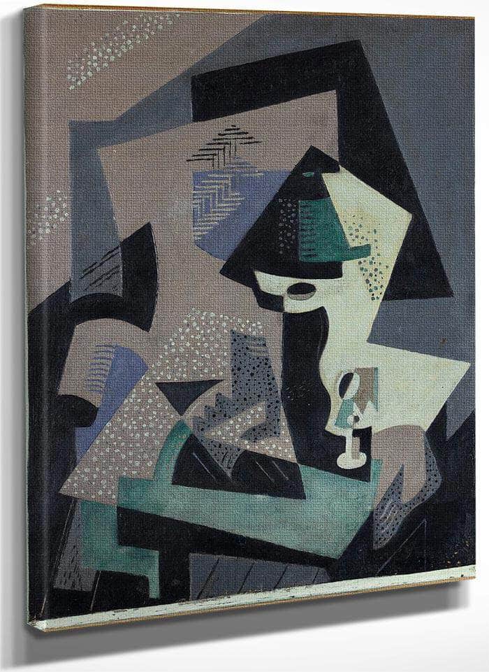 Still Life With Green Lamp 1917 1 By Maria Blanchard Fine Art Print