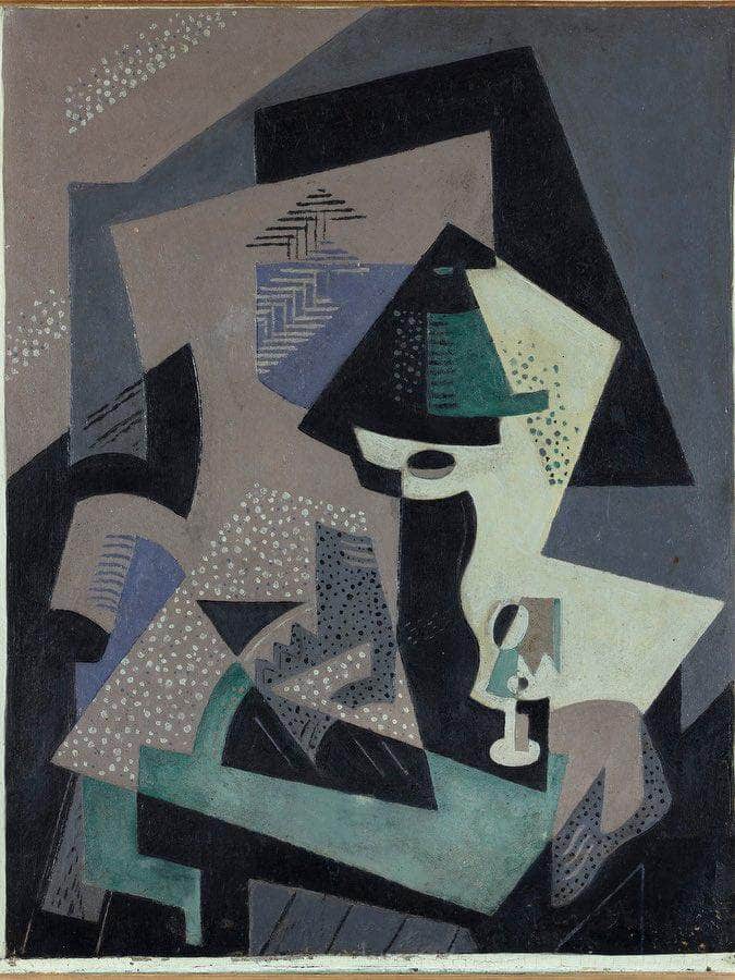 Still Life With Green Lamp 1917 1 By Maria Blanchard Fine Art Print