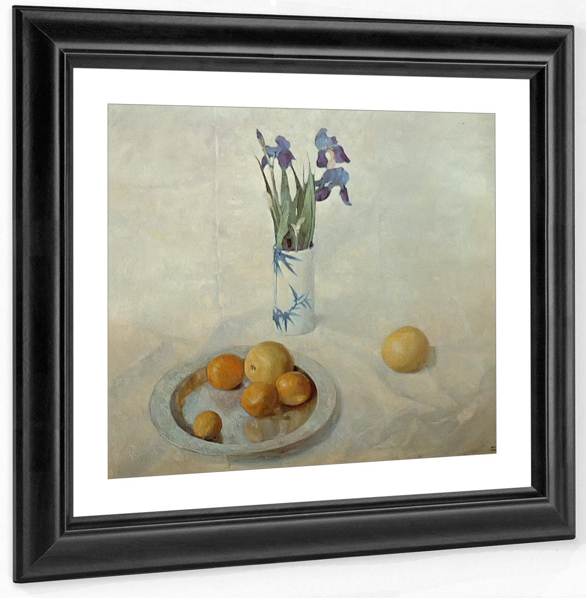Still Life With Iris And Oranges By NC Wyeth Fine Art Print