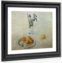 Still Life With Iris And Oranges By NC Wyeth Fine Art Print