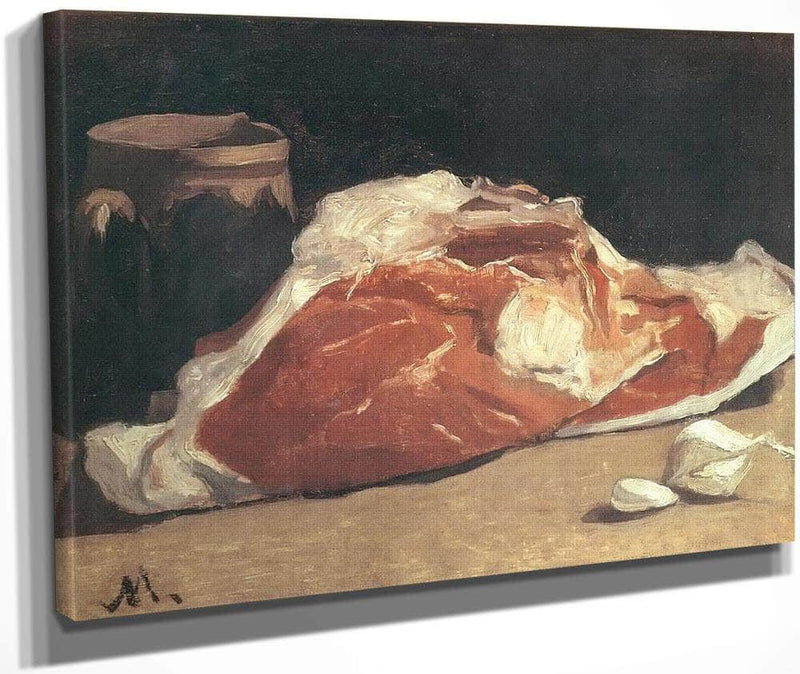 Still Life With Meat By Claude Monet Fine Art Print