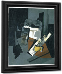 Still Life With Newspaper By Juan Gris Fine Art Print