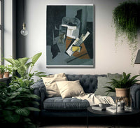 Still Life With Newspaper By Juan Gris Fine Art Print