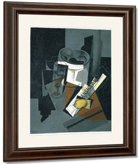 Still Life With Newspaper By Juan Gris Fine Art Print
