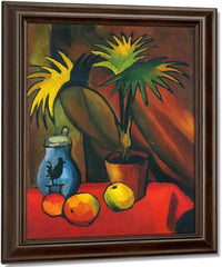 Still Life With Palm Leaves By August Macke Fine Art Print