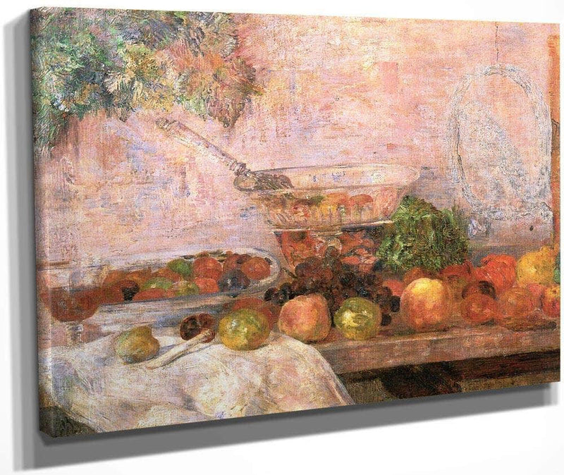 Still Life With Parrot By James Ensor Fine Art Print