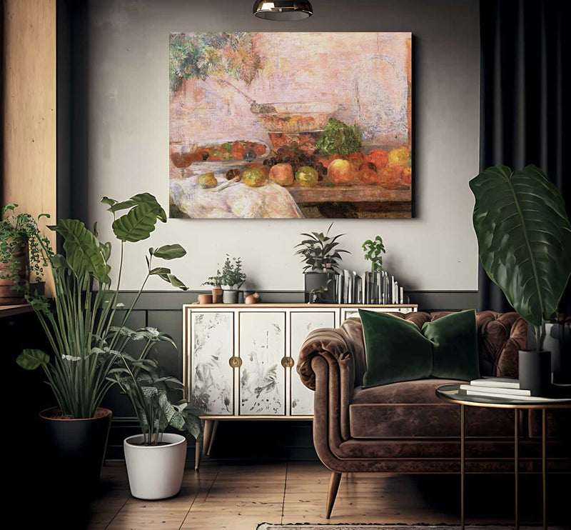 Still Life With Parrot By James Ensor Fine Art Print