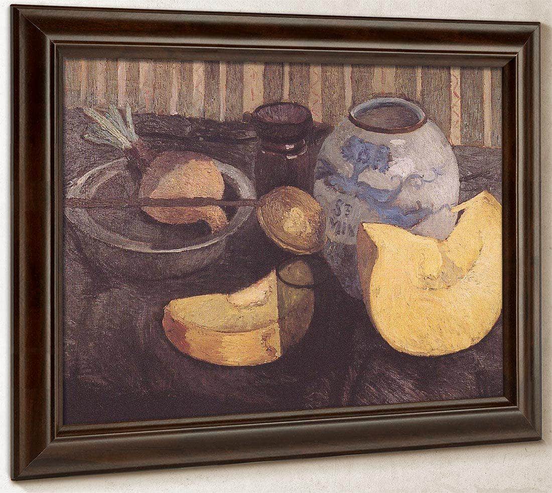 Still Life With Pumpkin By Paula Modersohn Becker Fine Art Print