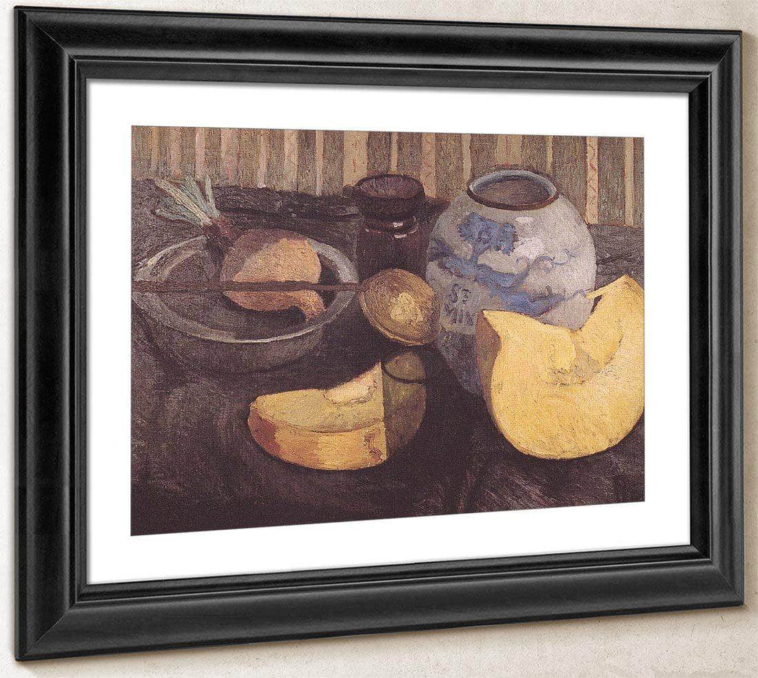 Still Life With Pumpkin By Paula Modersohn Becker Fine Art Print