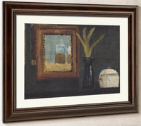 Still Life With Sugar Bowl And Hyacinth In Glass By Paula Modersohn Becker Fine Art Print