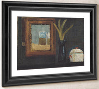 Still Life With Sugar Bowl And Hyacinth In Glass By Paula Modersohn Becker Fine Art Print