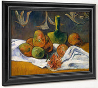 Still Life With Teapot And Fruit 1896 By Paul Gauguin Fine Art Print