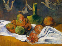 Still Life With Teapot And Fruit 1896 By Paul Gauguin Fine Art Print