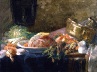 Still Life With Vegetables By James Ensor Fine Art Print