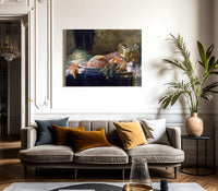 Still Life With Vegetables By James Ensor Fine Art Print