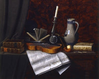 Still Life With Violin By William Michael Harnett Fine Art Print