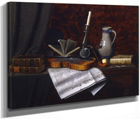 Still Life With Violin By William Michael Harnett Fine Art Print
