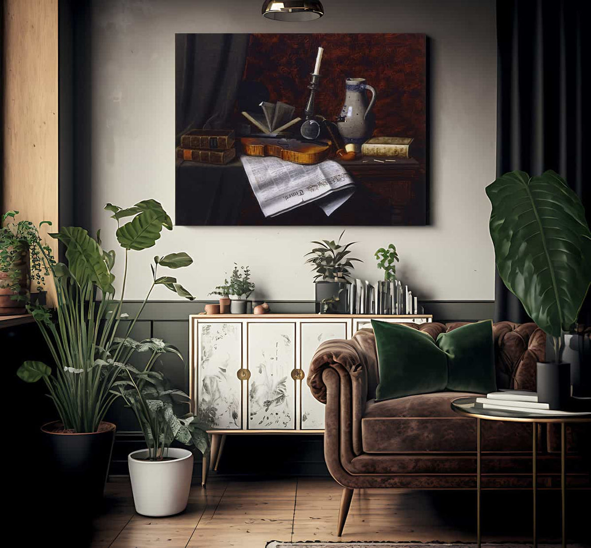 Still Life With Violin By William Michael Harnett Fine Art Print