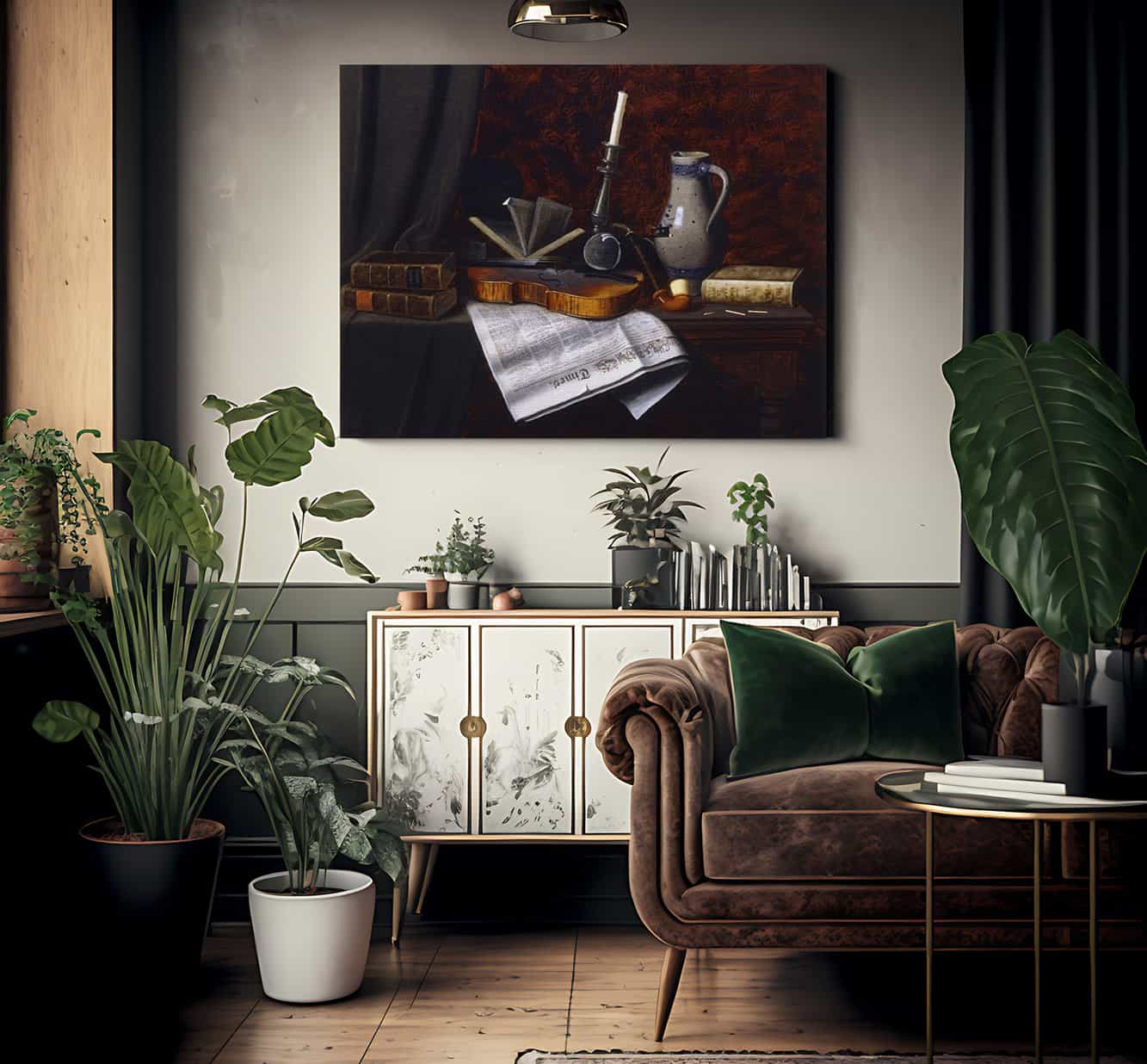 Still Life With Violin By William Michael Harnett Fine Art Print