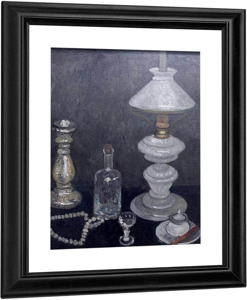 Still Life With White Lamp By Paula Modersohn Becker Fine Art Print