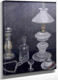 Still Life With White Lamp By Paula Modersohn Becker Fine Art Print