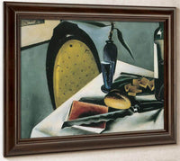 Still Life With Yellow Green Chair By Preston Dickinson Fine Art Print