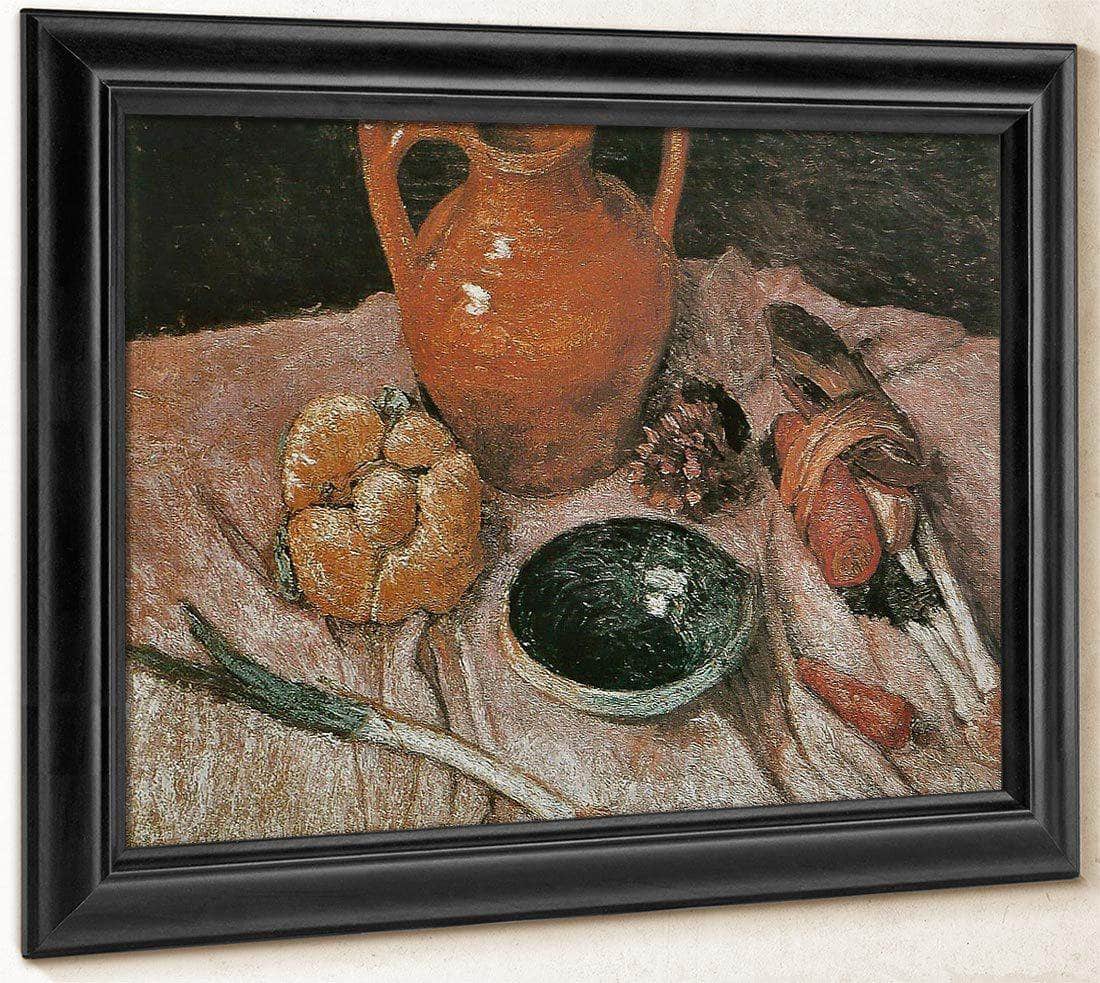 Still Life With Yellow Jug By Paula Modersohn Becker Fine Art Print