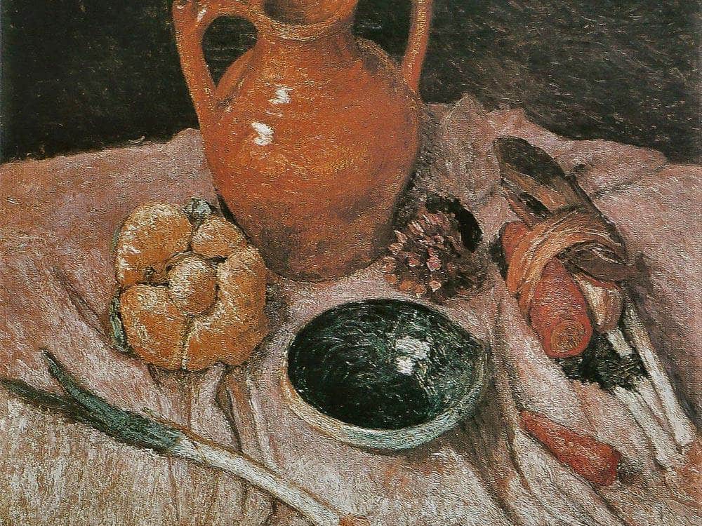Still Life With Yellow Jug By Paula Modersohn Becker Fine Art Print