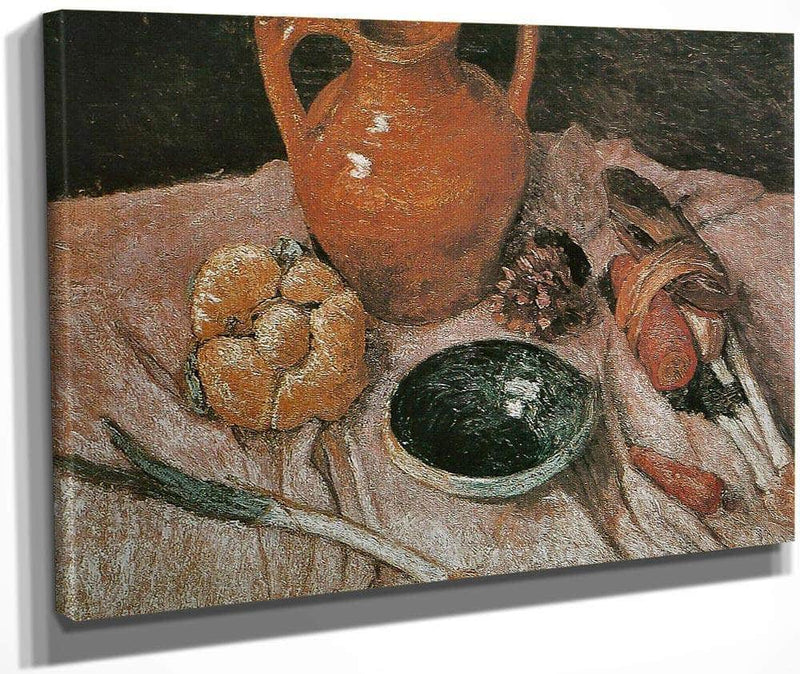 Still Life With Yellow Jug By Paula Modersohn Becker Fine Art Print