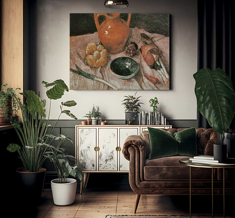 Still Life With Yellow Jug By Paula Modersohn Becker Fine Art Print