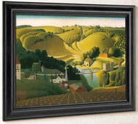 Stone City By Grant Wood Fine Art Print